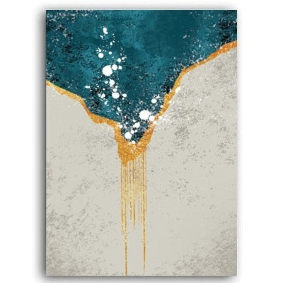 Scandinavia Blue - Canvas Wall Art Painting | Bowlift