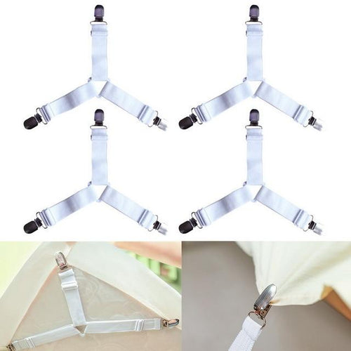 HoldTight - 4 Piece Elastic Bed Sheet Clips | Bowlift
