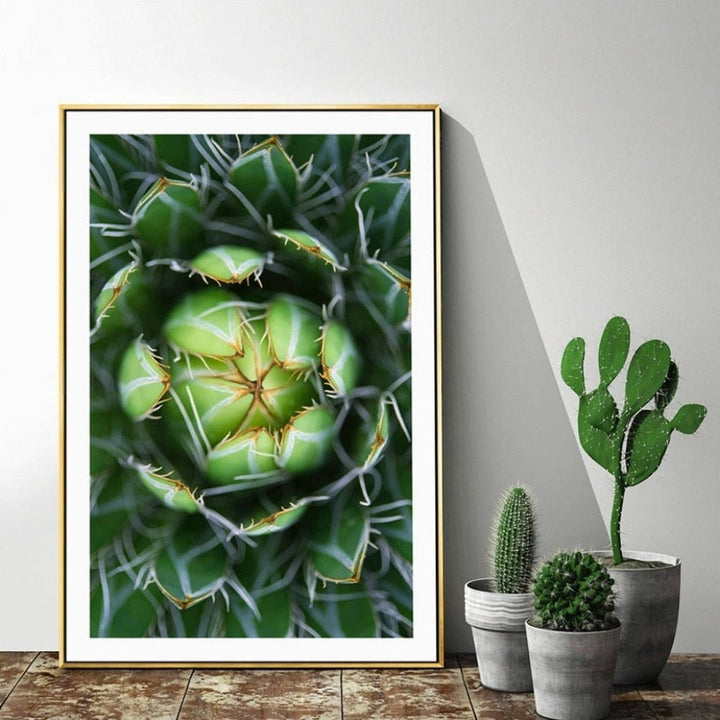 Scandinavia Cactus - Canvas Wall Art Painting | Bowlift