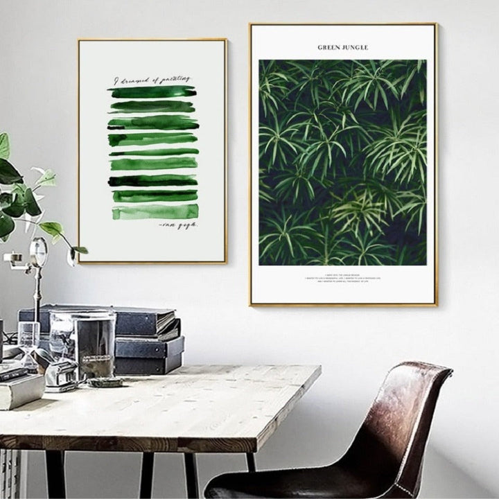 Scandinavia Cactus - Canvas Wall Art Painting | Bowlift