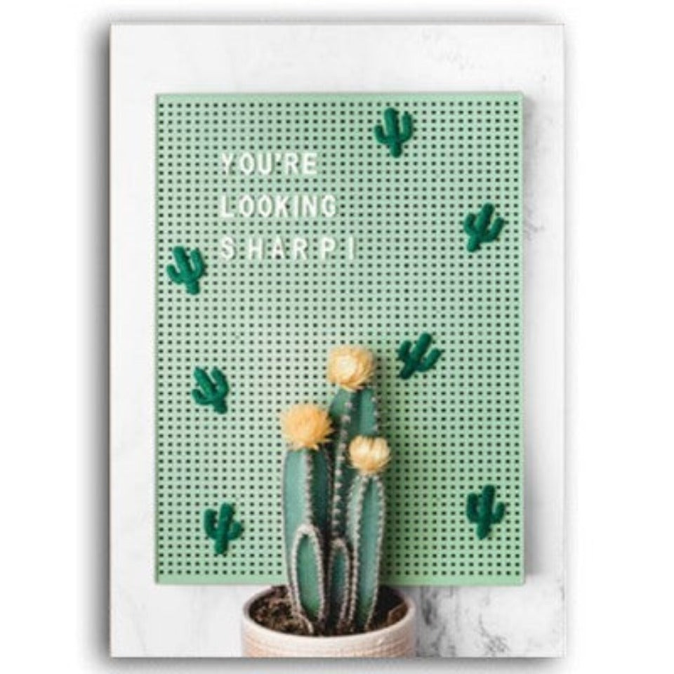 Scandinavia Cactus - Canvas Wall Art Painting | Bowlift