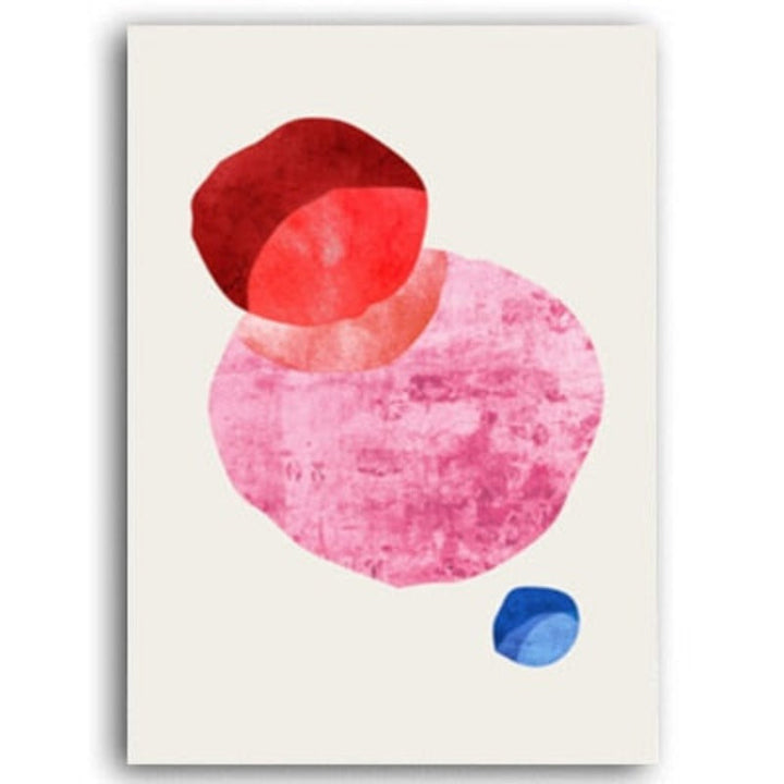 Watercolor Abstract Geometric - Canvas Wall Art Painting | Bowlift