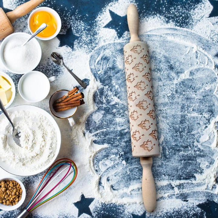 BowLift | Hand-engraved rolling pin for perfect baked goods