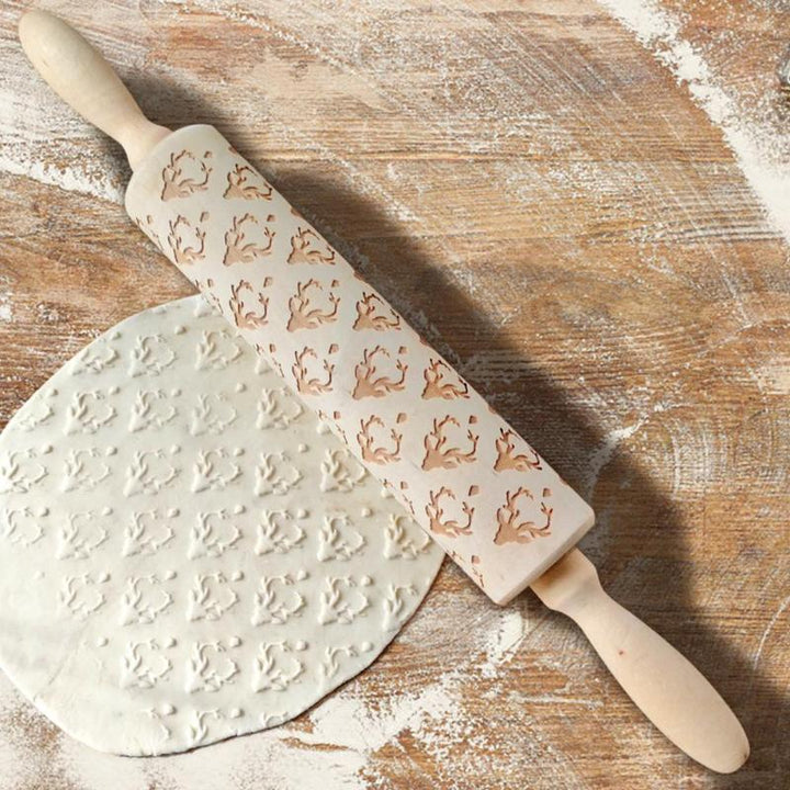 BowLift | Hand-engraved rolling pin for perfect baked goods