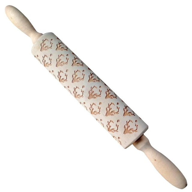 BowLift | Hand-engraved rolling pin for perfect baked goods
