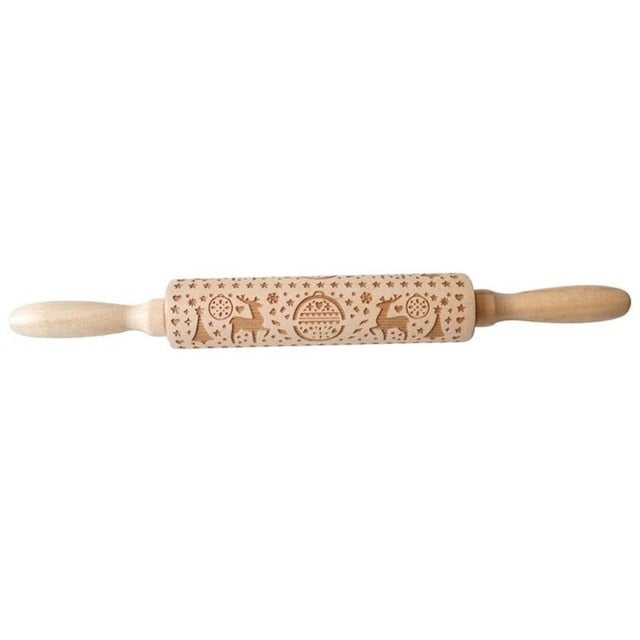 BowLift | Hand-engraved rolling pin for perfect baked goods