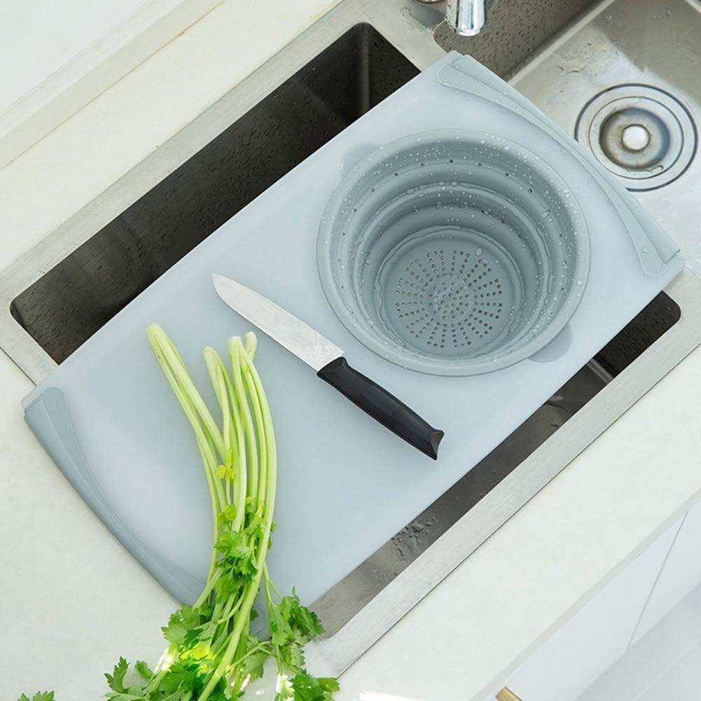 BowLift | Multifunctional Ultimate 3 in 1 Cutting Board with Drain Basket