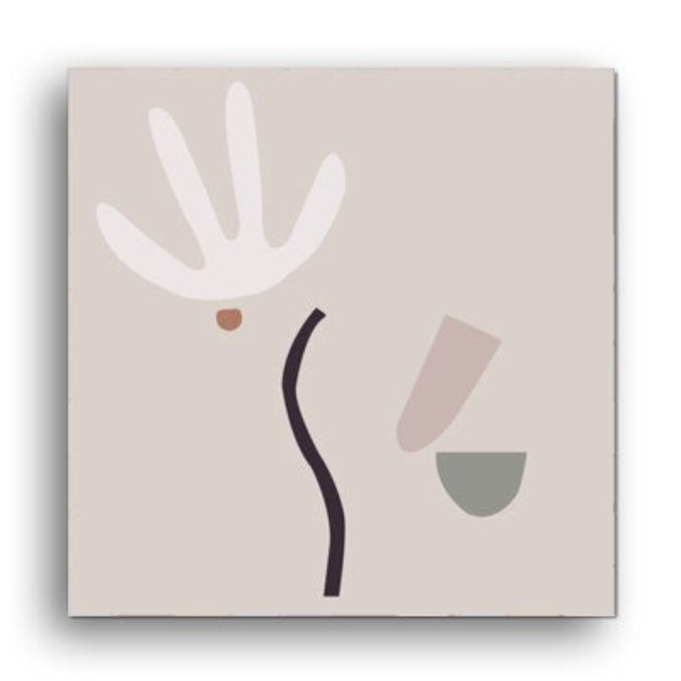 Scandinavia Abstract Still Life - Canvas Wall Art Painting | Bowlift