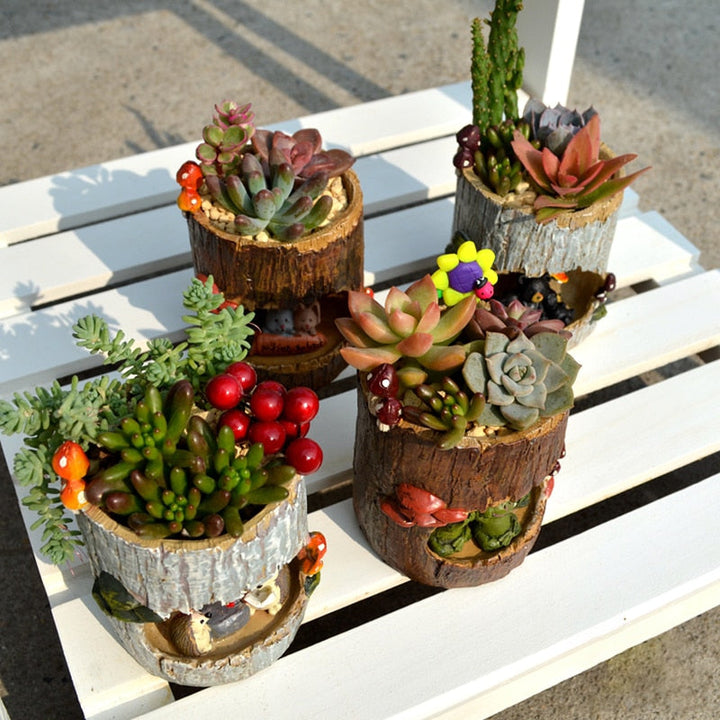 Creative Animal Life Resin Flower Pots | Bowlift
