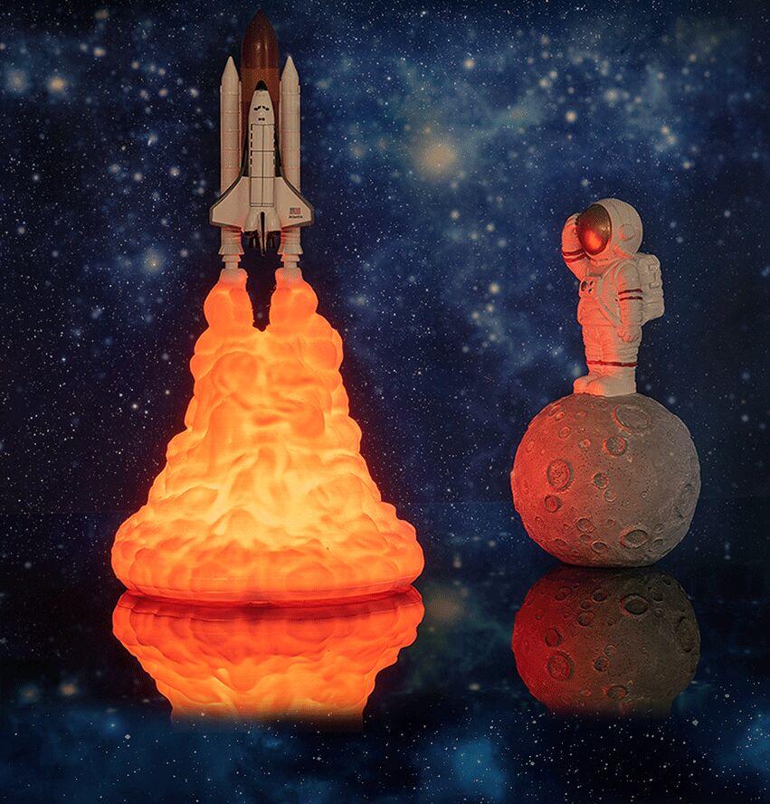 Rokit - 3D Space Shuttle Lamp | Bowlift