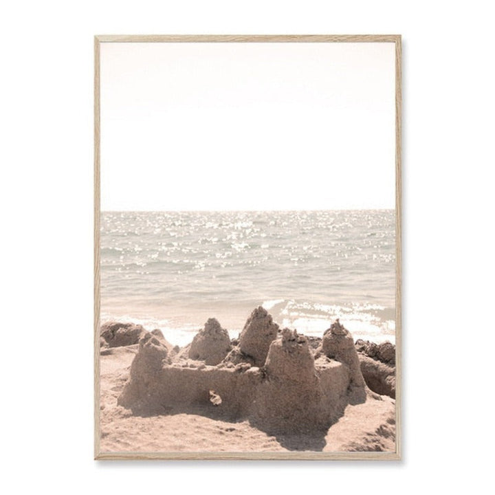 Palm Tree Landscape Bohemian Style - Canvas Wall Art Painting | Bowlift