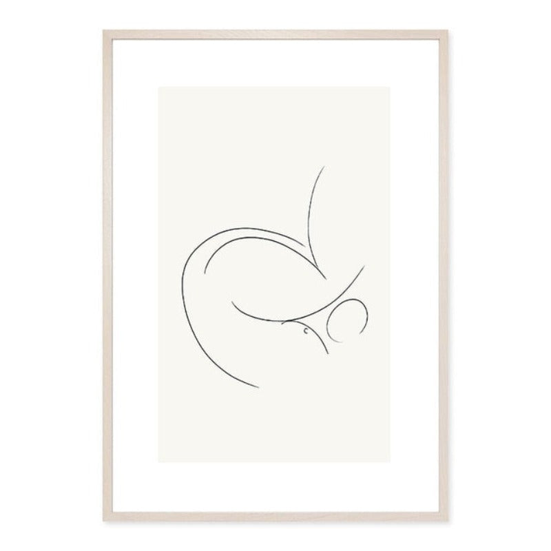 Minimalist Geometric Graphic Abstract Gallery - Canvas Wall Art Painting | Bowlift