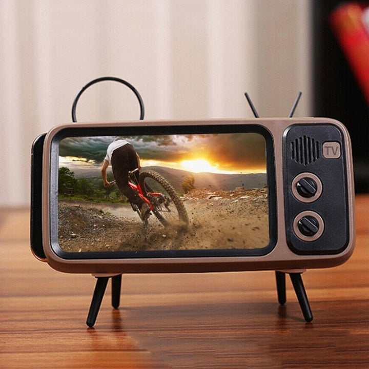 Retro TV Bluetooth Speaker Mobile Phone Holder | Bowlift