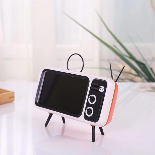 Retro TV Bluetooth Speaker Mobile Phone Holder | Bowlift