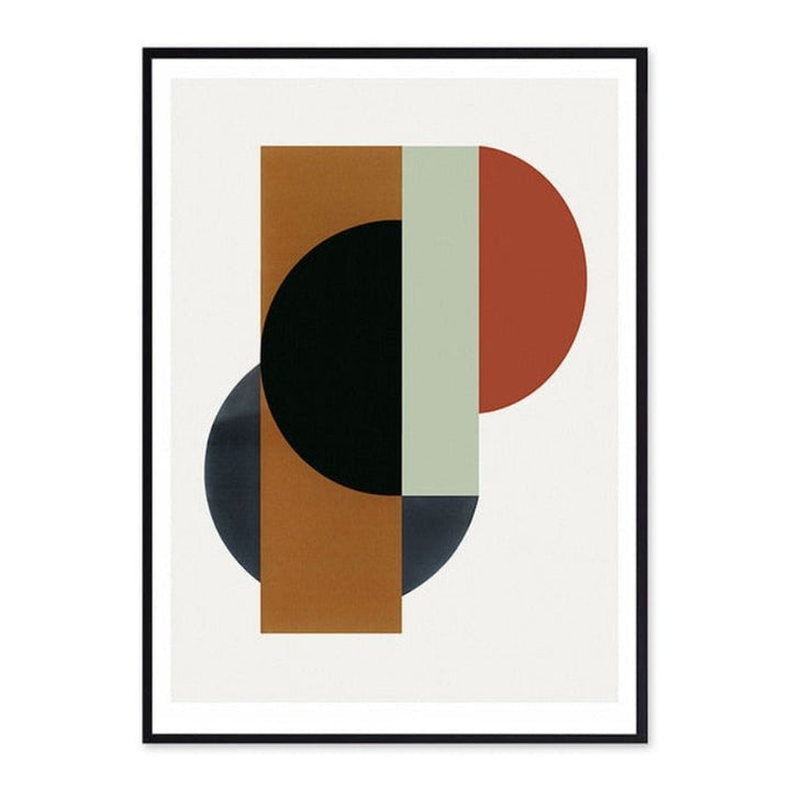 Scandinavian Shapes - Canvas Wall Art Painting | Bowlift