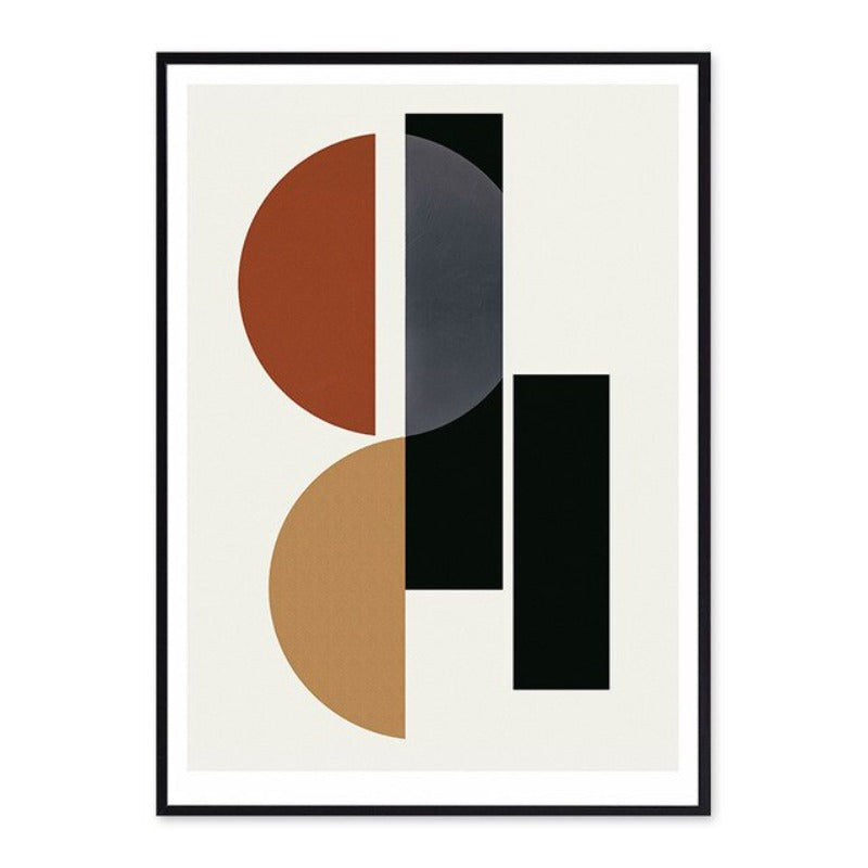 Scandinavian Shapes - Canvas Wall Art Painting | Bowlift