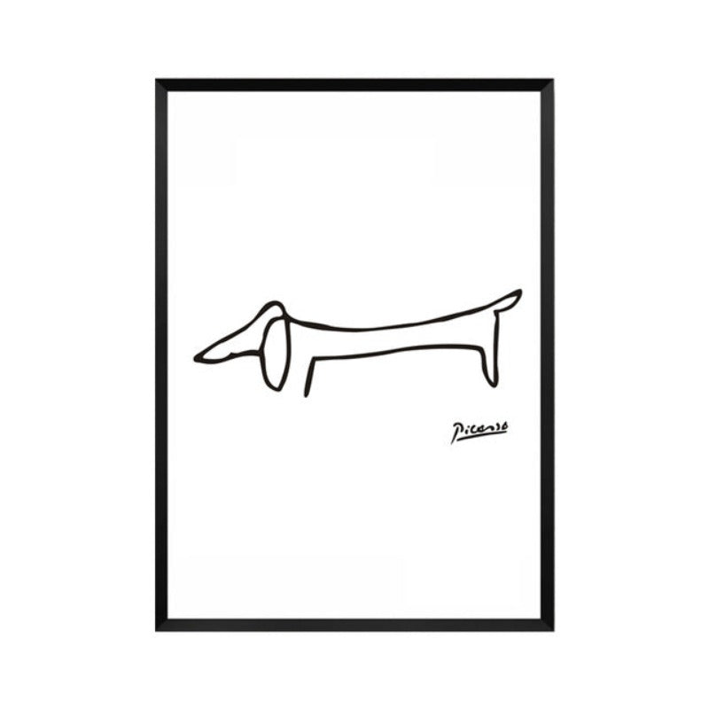 Animals Sketches - Canvas Wall Art Painting | Bowlift