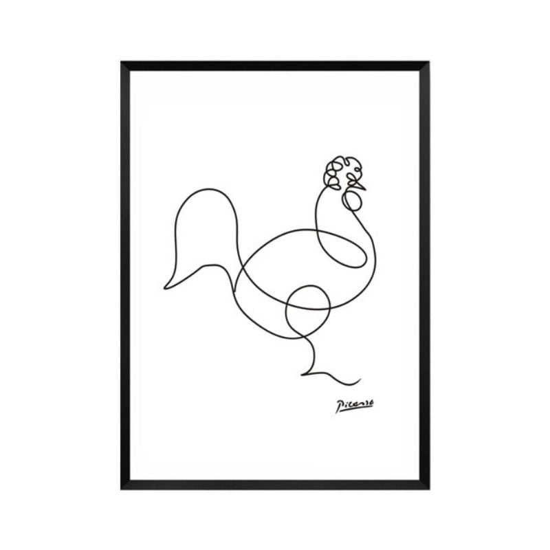 Animals Sketches - Canvas Wall Art Painting | Bowlift