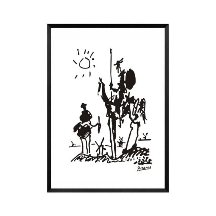 Animals Sketches - Canvas Wall Art Painting | Bowlift