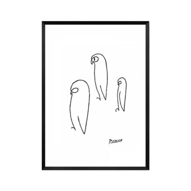 Animals Sketches - Canvas Wall Art Painting | Bowlift