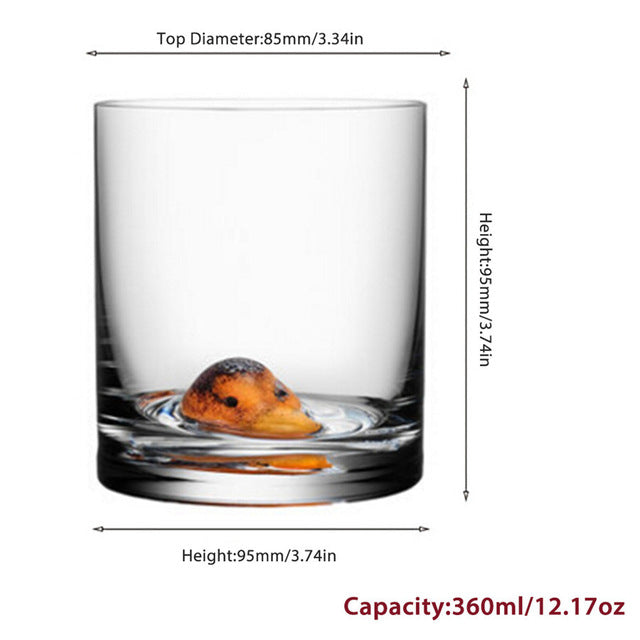 BowLift | 3D Animal Ultra Clear Unique Wine Glass