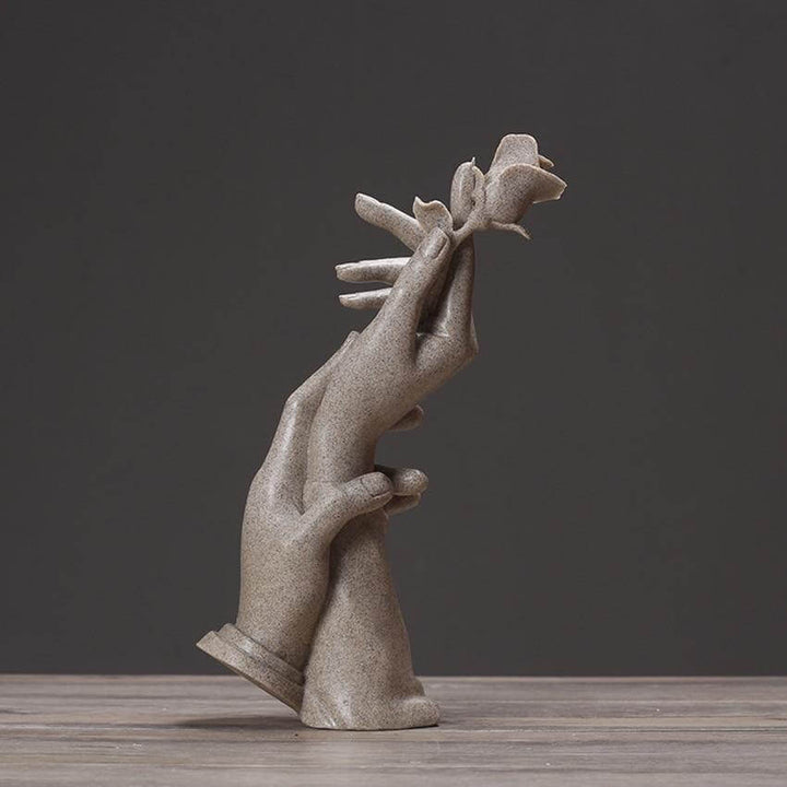 Together Love Rose Statue | Bowlift