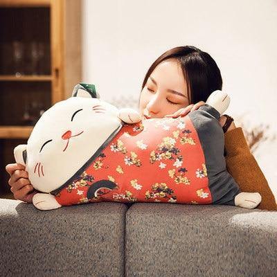 Japanese Style Cute Luck Pillow | Bowlift