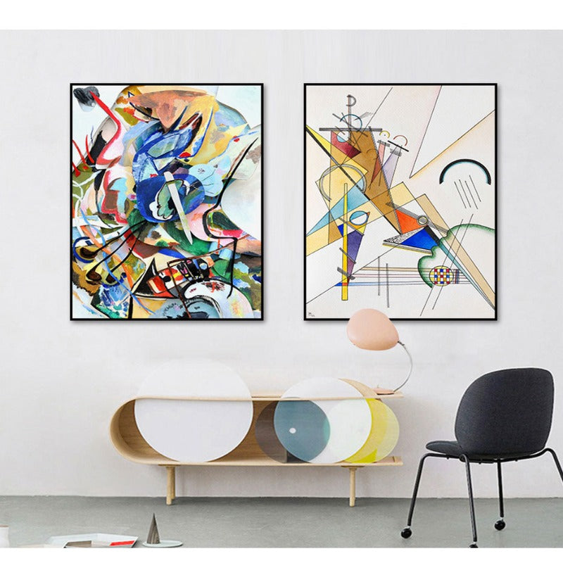 Vintage Wassily Kandinsky - Canvas Wall Art Painting | Bowlift