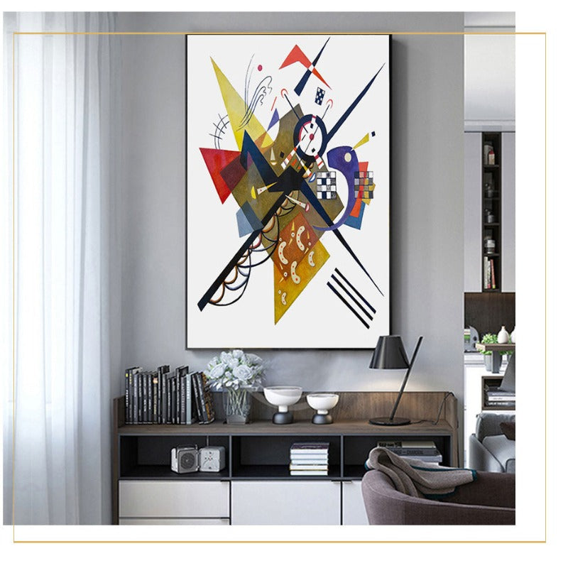 Vintage Wassily Kandinsky - Canvas Wall Art Painting | Bowlift
