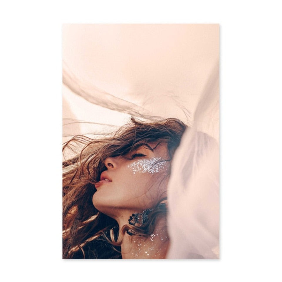 Scandinavian Girl Dreams - Canvas Wall Art Painting | Bowlift