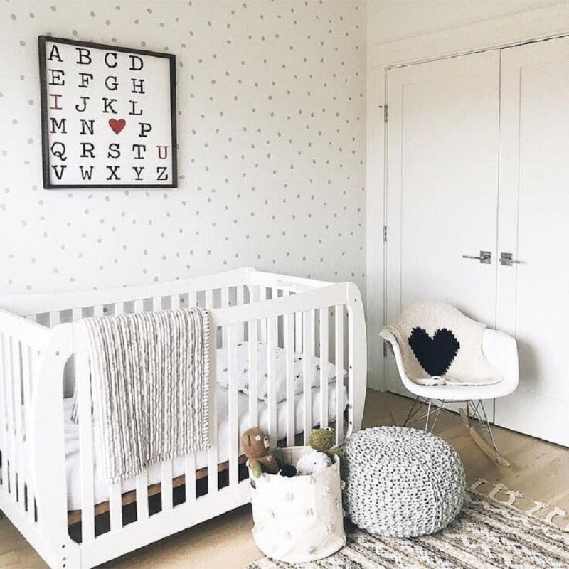 I Love You ABC Alphabet Nursery Decor Wall Art DIY - Canvas Wall Art Painting | Bowlift