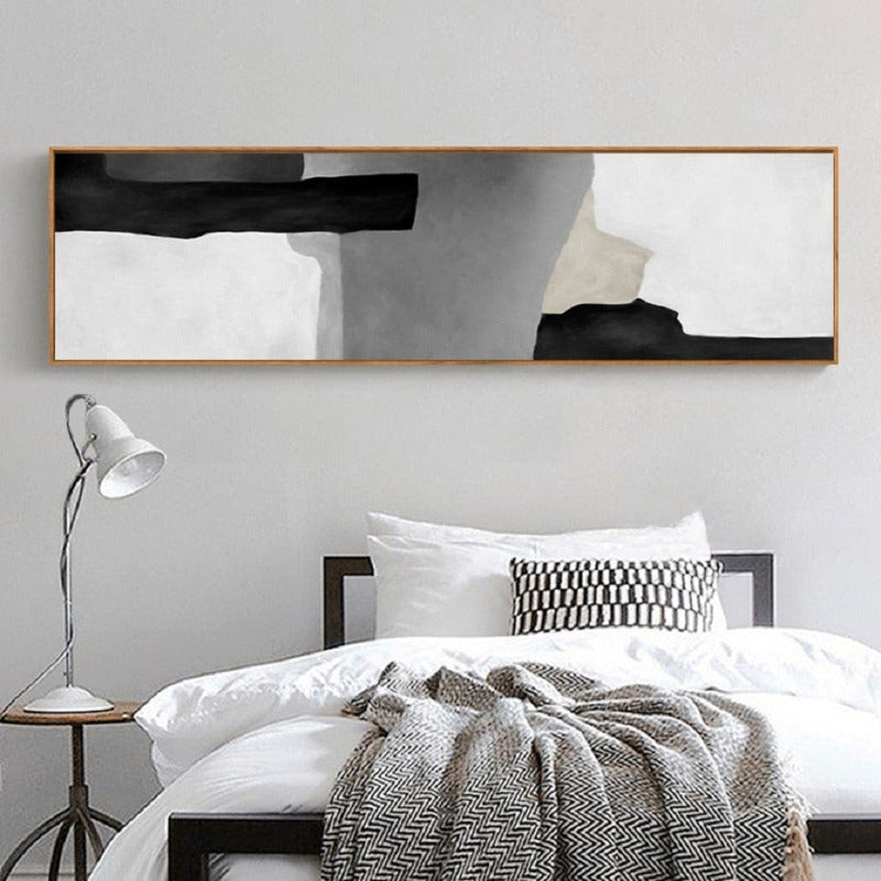 Grey In Shades - Canvas Wall Art Painting | Bowlift