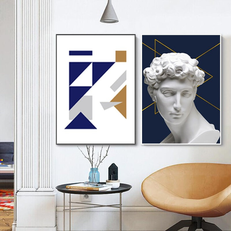 Abstract David - Canvas Wall Art Painting | Bowlift