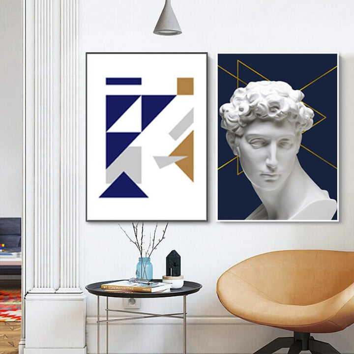Abstract David - Canvas Wall Art Painting | Bowlift