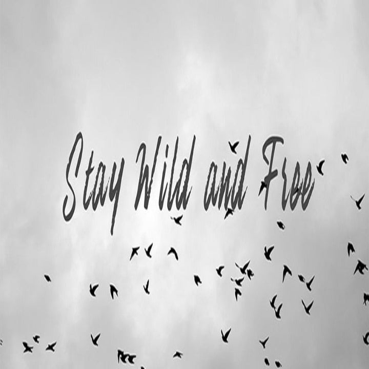 Grey Dandelion Sky Scene Life Quotes  - Canvas Wall Art Painting | Bowlift
