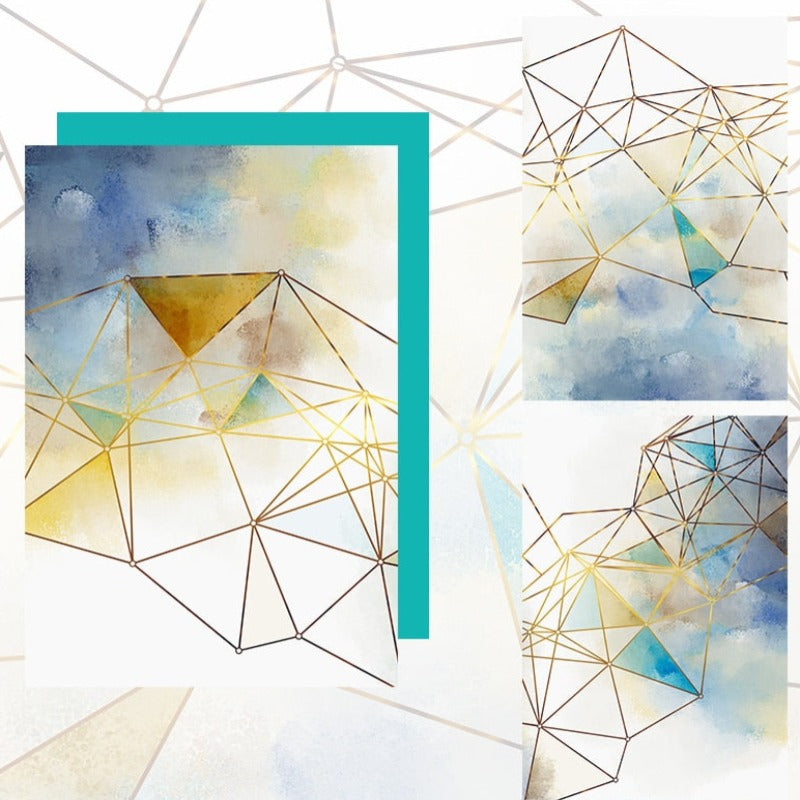 Geometric Line - Canvas Wall Art Painting | Bowlift
