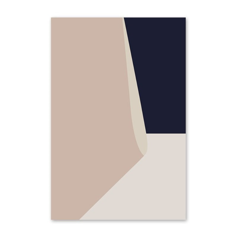 Geometric Color Block - Canvas Wall Art Painting | Bowlift