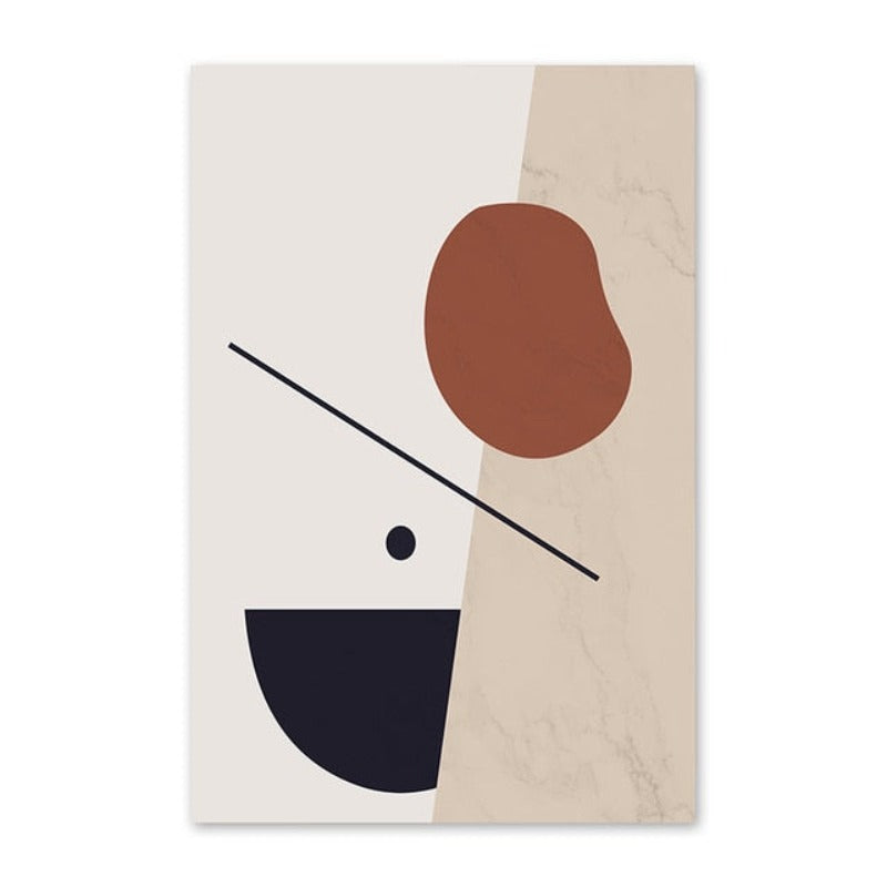 Geometric Color Block - Canvas Wall Art Painting | Bowlift