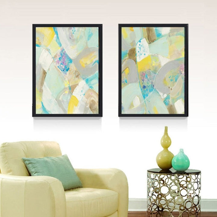 Multi Colors Canvas Painting Poster Prints - Canvas Wall Art Painting | Bowlift