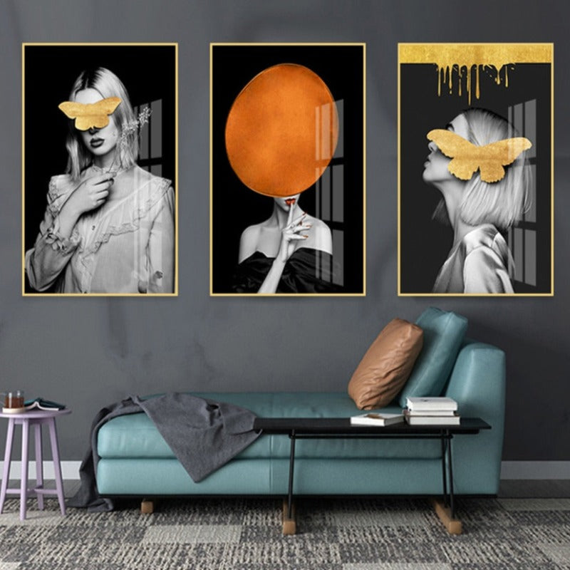 Figure Pictures Wall Art - Canvas Wall Art Painting | Bowlift
