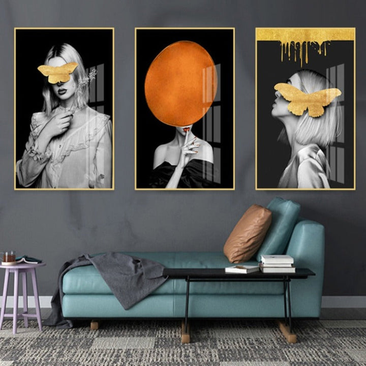 Figure Pictures Wall Art - Canvas Wall Art Painting | Bowlift