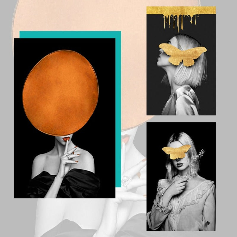 Figure Pictures Wall Art - Canvas Wall Art Painting | Bowlift