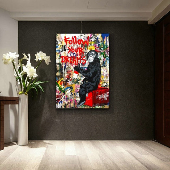 Street Graffiti - Canvas Wall Art Painting | Bowlift