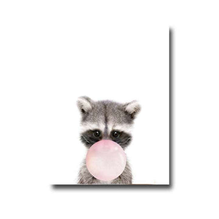 Wild Life At Party - Canvas Wall Art Painting | Bowlift