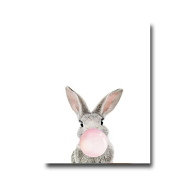Wild Life At Party - Canvas Wall Art Painting | Bowlift