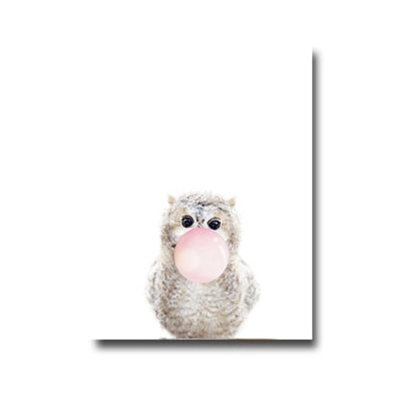 Wild Life At Party - Canvas Wall Art Painting | Bowlift