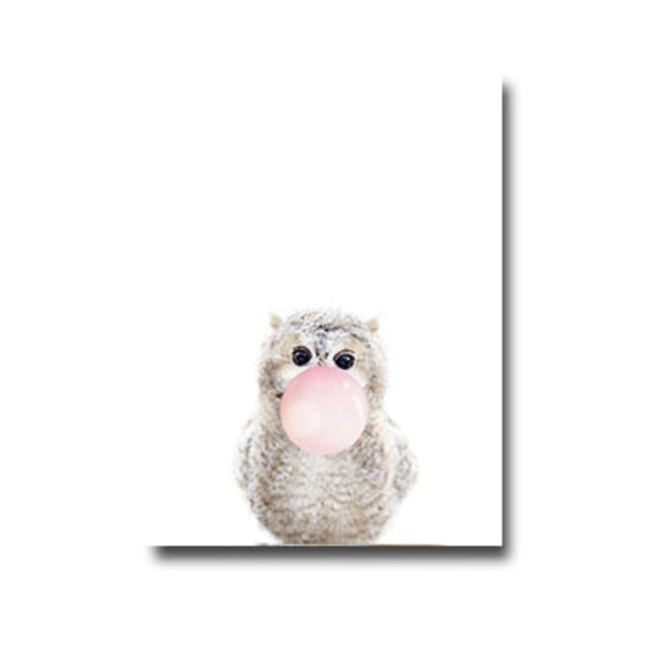 Wild Life At Party - Canvas Wall Art Painting | Bowlift