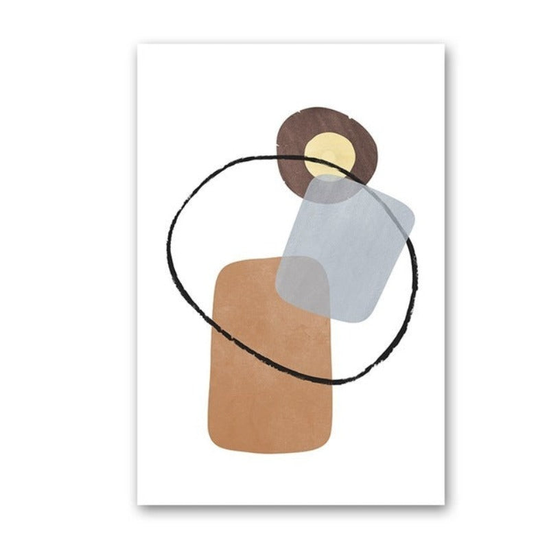 Scandinavia Geometric - Canvas Wall Art Painting | Bowlift