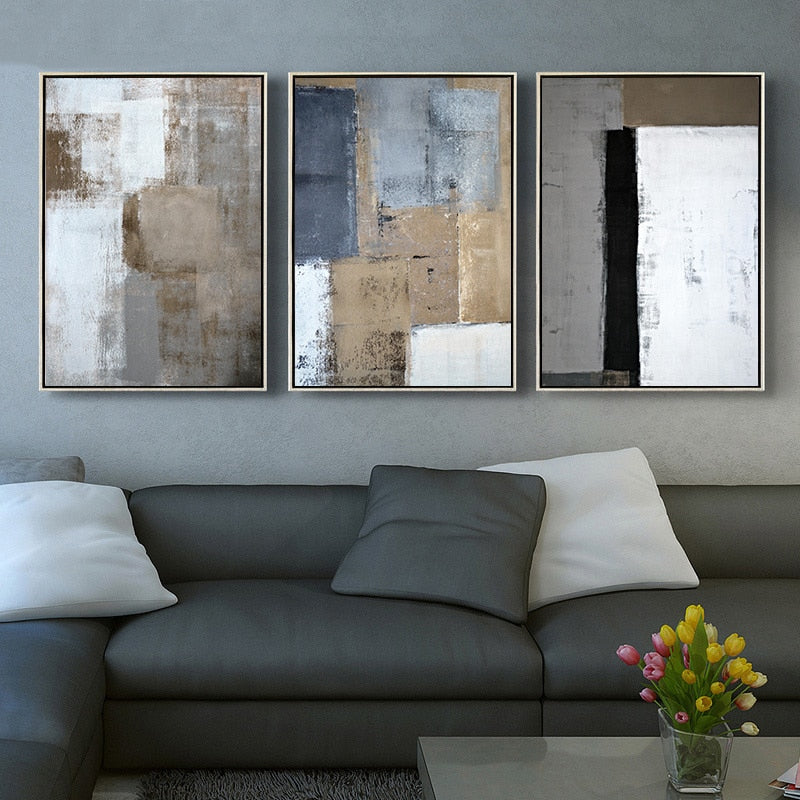 Vintage Abstract Canvas Printings Paintings Europe - Canvas Wall Art Painting | Bowlift