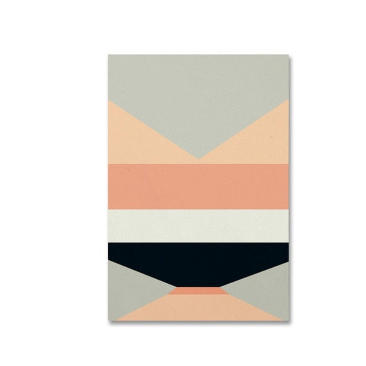 Scandinavia Geometric Prints Poster Nordic - Canvas Wall Art Painting | Bowlift